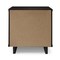 Manhattan Comfort Granville Black 1-Drawer Nightstand, 2PK 2-NS-5002 - alternate 5